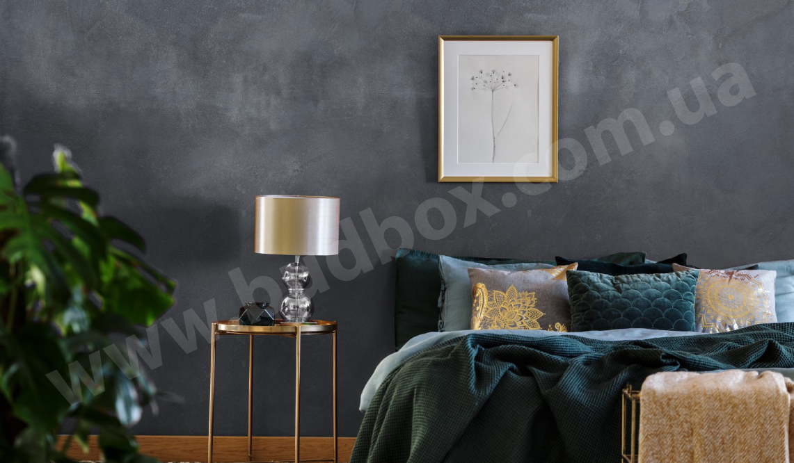 Декоративная краска POLARIS. Цвет - Графит.