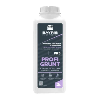 “Profi Grunt PR5” - Мультифункціональна ґрунтовка глибокого проникнення