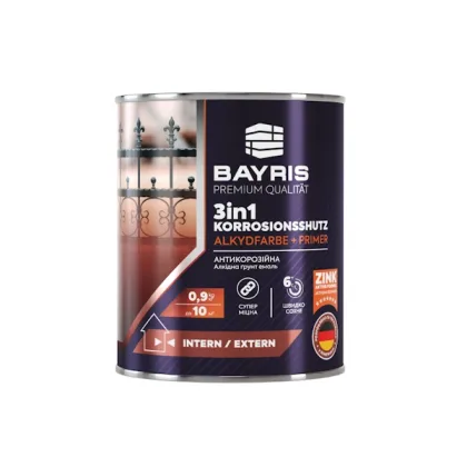 Эмаль-грунт антикоррозийная 3 in 1 KORROSIONSSHUTZ Bayris