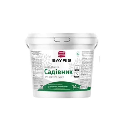 Краска защитная для деревьев и кустов Садовник Байрис