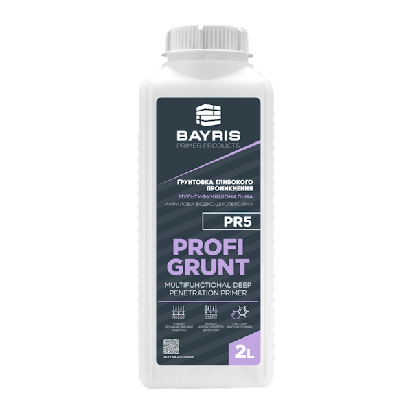 “Profi Grunt PR5” - Мультифункціональна ґрунтовка глибокого проникнення