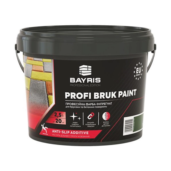 Фарба-імпрегнат для бруківки та бетонних поверхонь "Profi Bruk Paint" Байріс Bayris