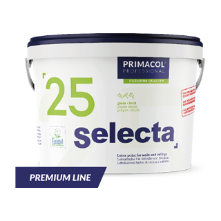 Selecta 25 Premium. Латексна фарба (Глянцева, База C) Primacol Professional