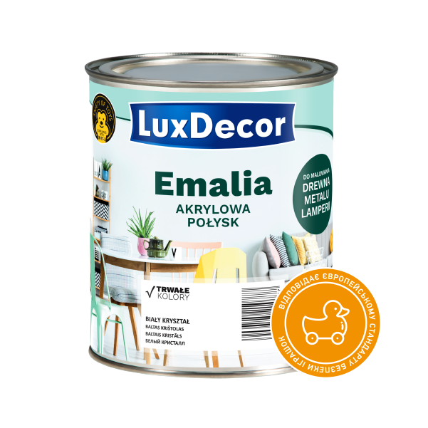 Акрилова емаль ЛюксДекор - Стигла слива 0,75 л (глянцева) LuxDecor