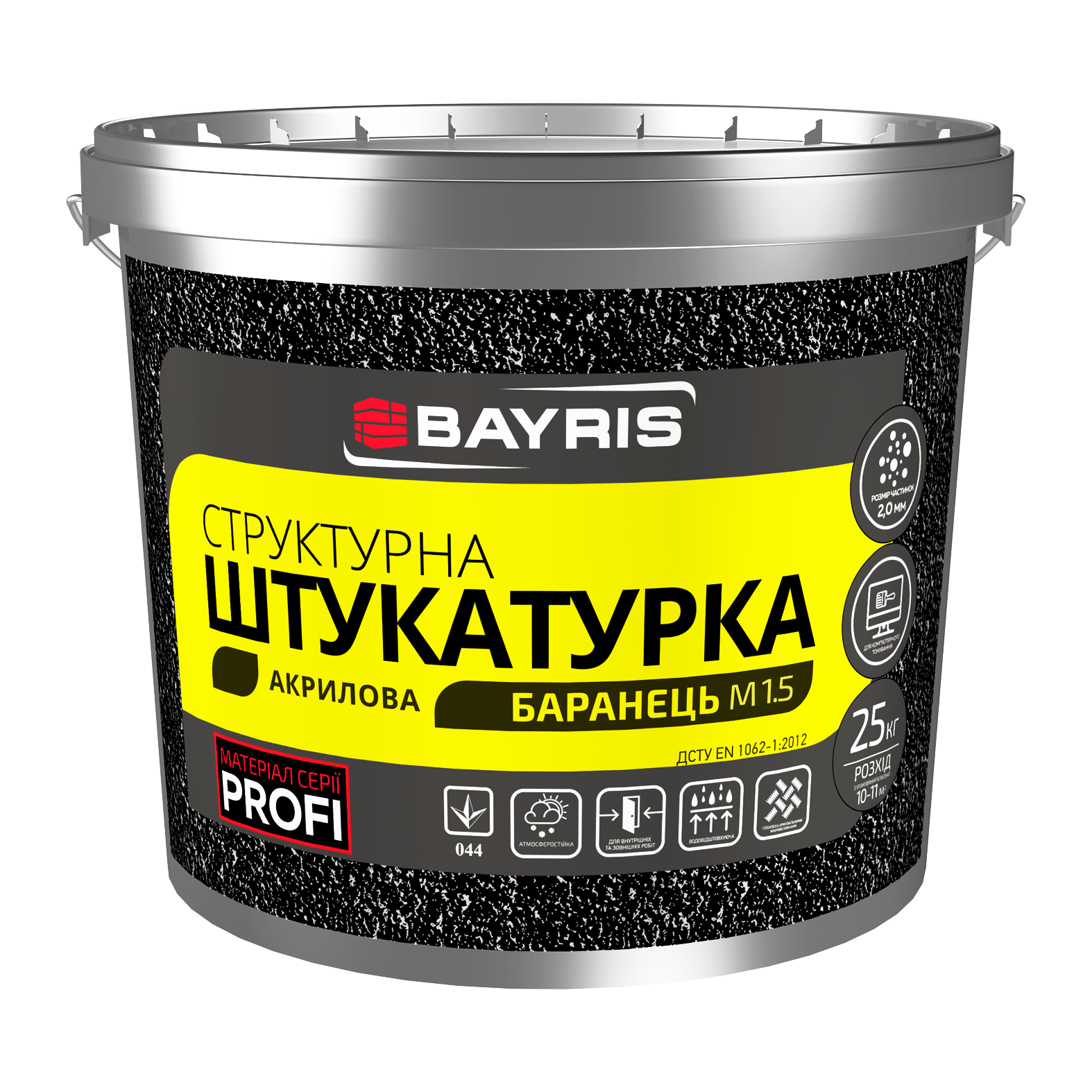 Структурная штукатурка "Баранец" М1.5 (Акриловая)