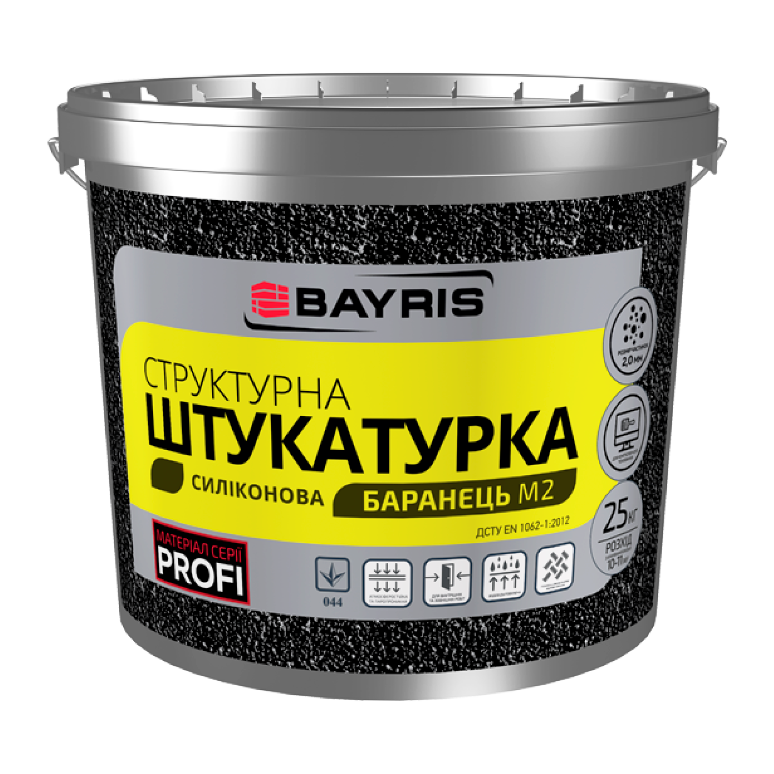 Структурная штукатурка "Баранец" М2 (Силиконовая)