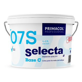 Selecta 07 Premium. Латексна фарба (Матова, База C) Primacol Professional