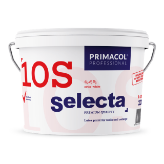 Selecta 10 Premium. Латексна фарба (Напівглянцева, База А) Primacol Professional
