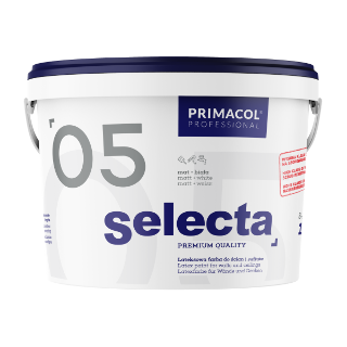 Selecta 05 S Premium. Латексна фарба (Глибоко-матова, База А) Primacol Professional