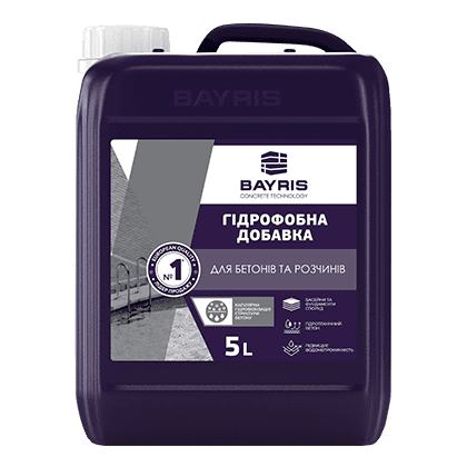 Гідрофобна добавка "Для бетонів та розчинів" Bayris