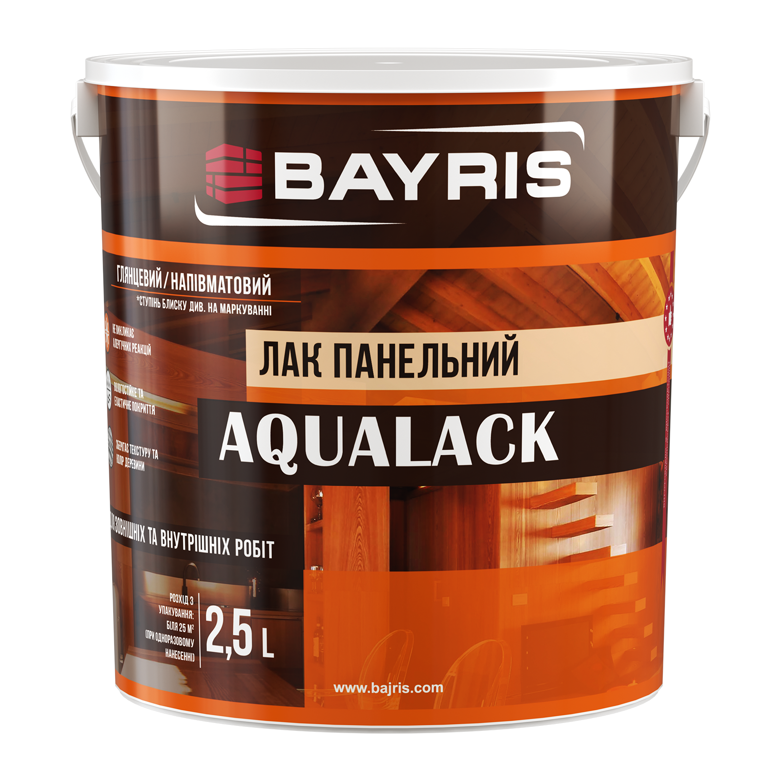 Лак панельный "AQUALACK"