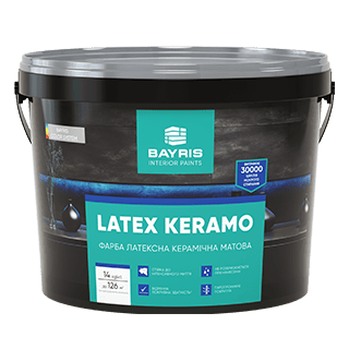 Фарба керамічна латексна "ЛАТЕКС КЕРАМО" Матова Байріс Bayris