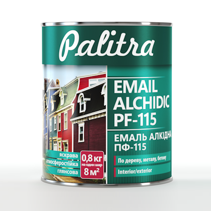 Емаль алкідна  ПФ-115 Палітра Palitra