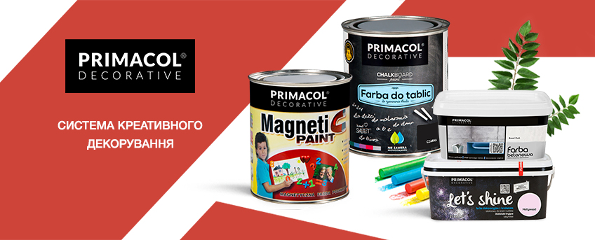 Banner Primacolor decorative